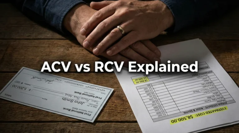 ACV vs. RCV: Understanding Depreciation in Insurance Claims