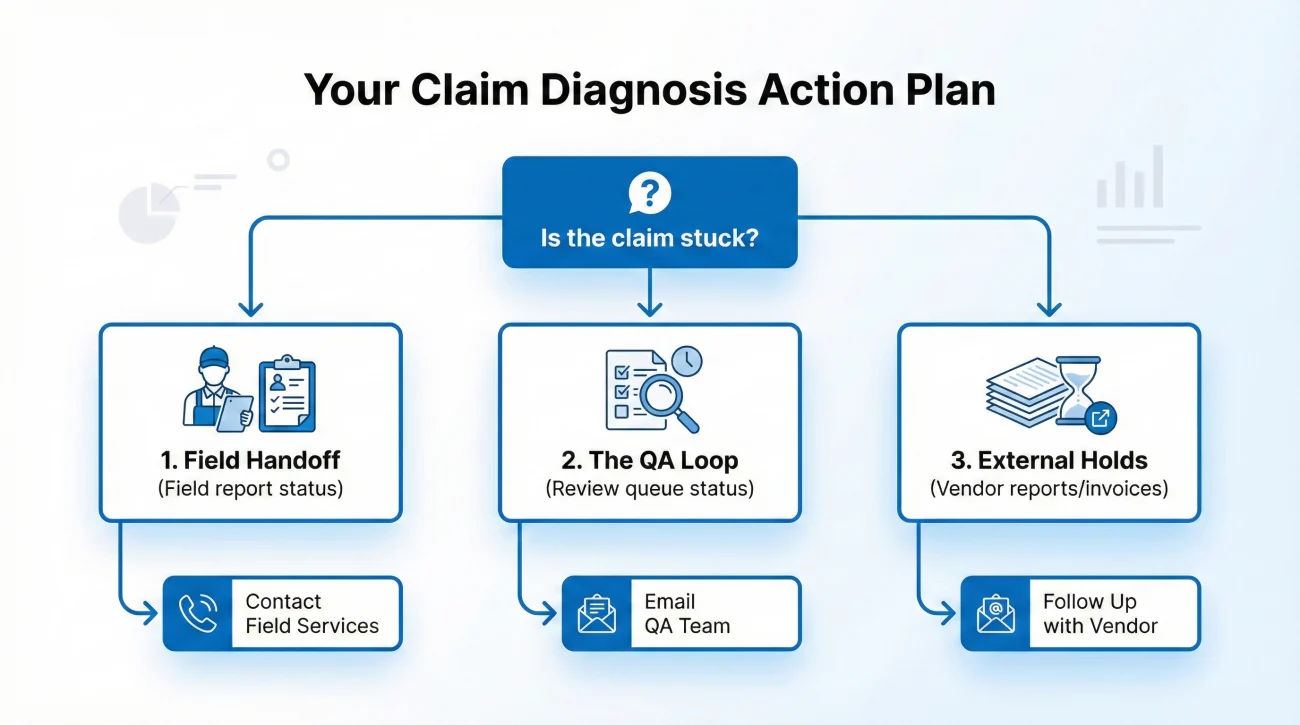 Claim Bottleneck Diagnosis Action Plan