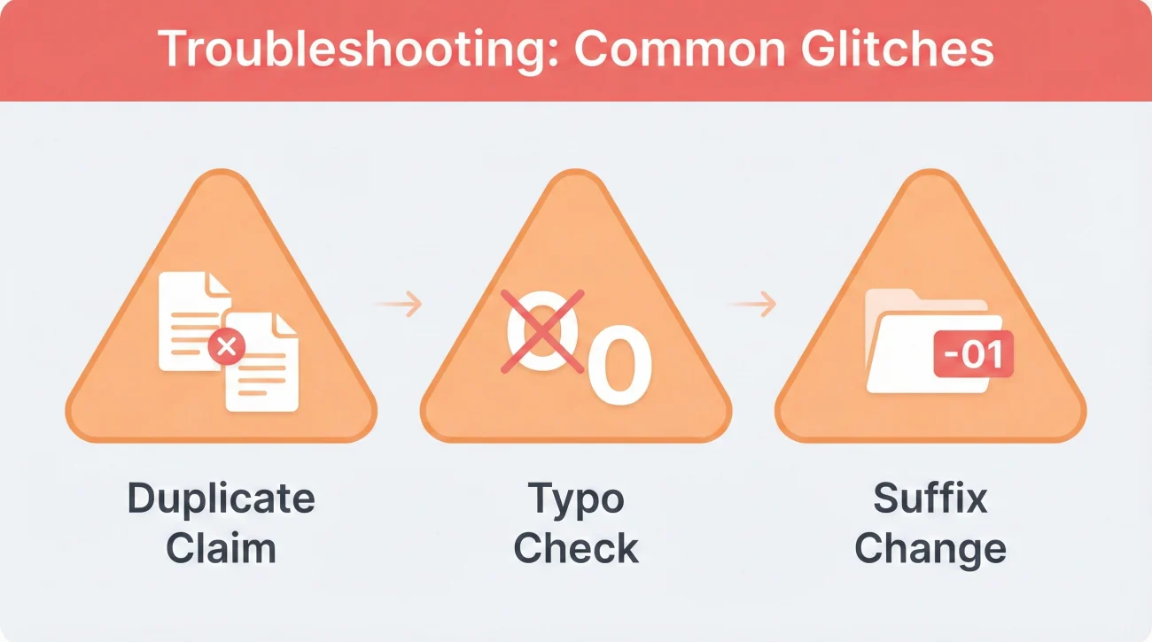 Claim Number Troubleshooting Common Errors