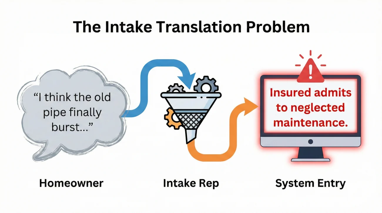 Insurance Claim Intake Translation Problem