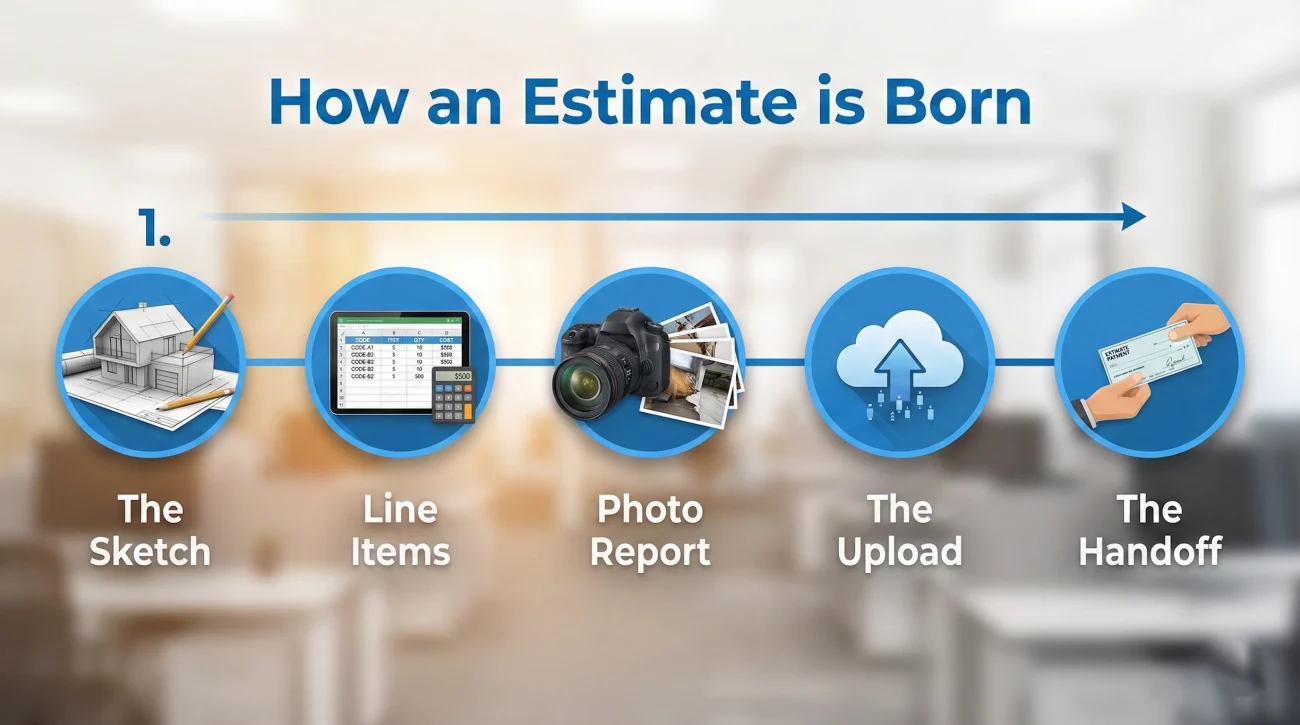 Insurance Estimate Workflow Assembly Line