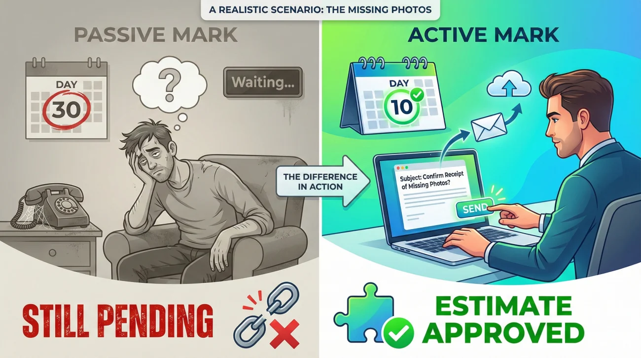 Active Vs Passive Claim Scenario Comparison