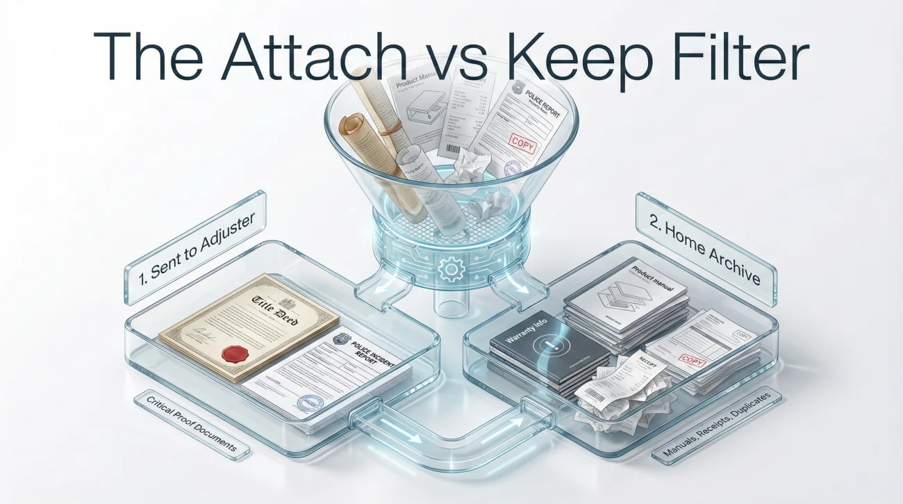 Documents Needed for a Homeowners Insurance Claim: A Practical Checklist 2 Attach Vs Keep Filtering System