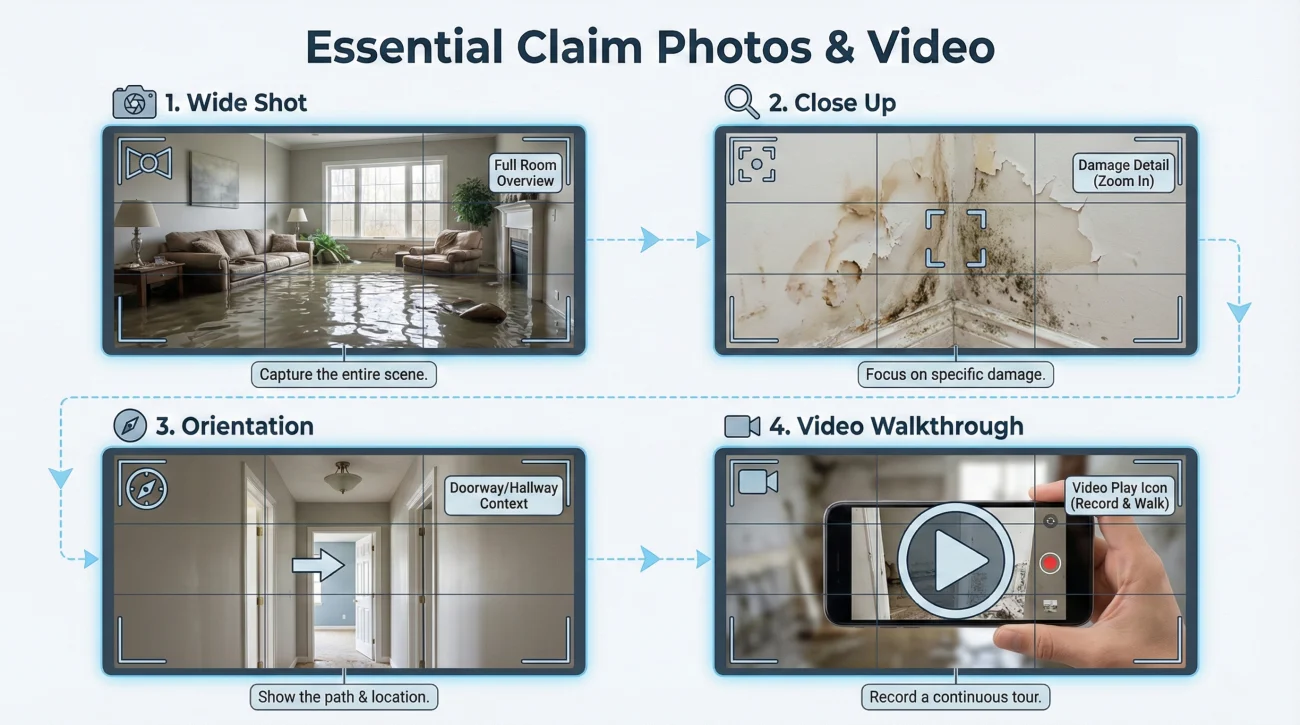 Claim Photo Evidence Composition