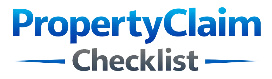 Property Claim Checklist