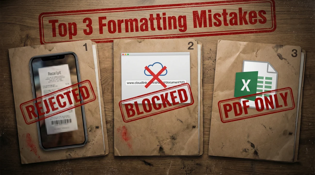 Documents Needed for a Homeowners Insurance Claim: A Practical Checklist 6 Document Formatting Rejection Signs