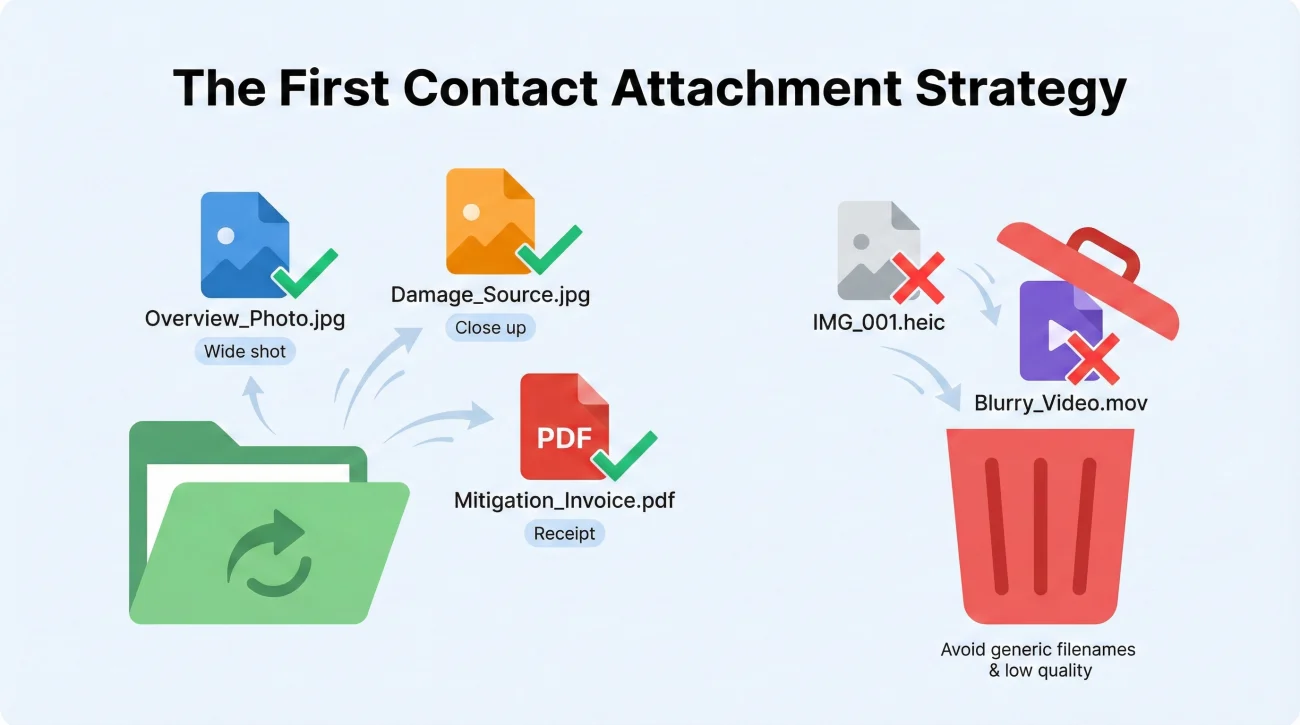 Email Attachment Strategy For Insurance Claims