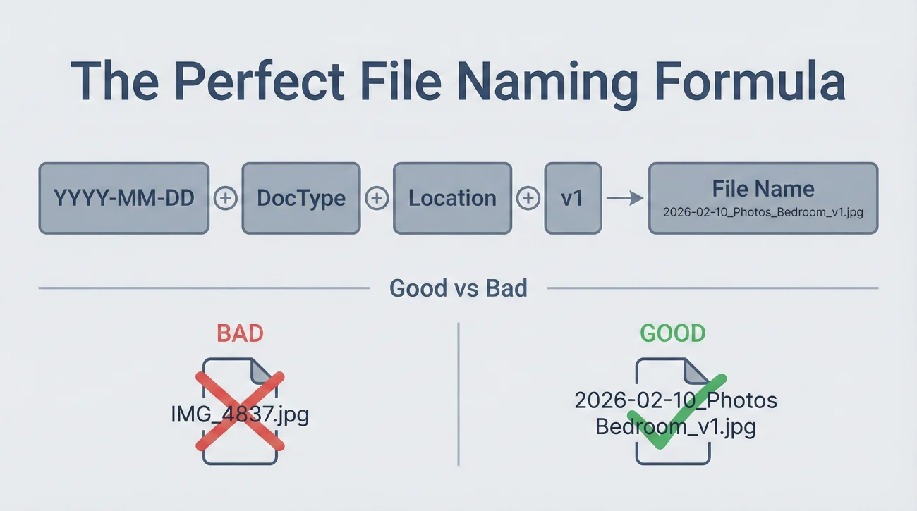 File Naming Convention Formula
