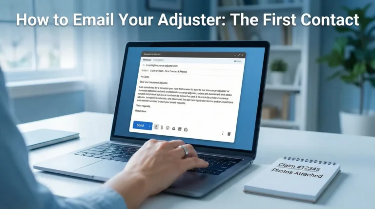 First Insurance Claim Email: What to Include to Avoid Red Flags