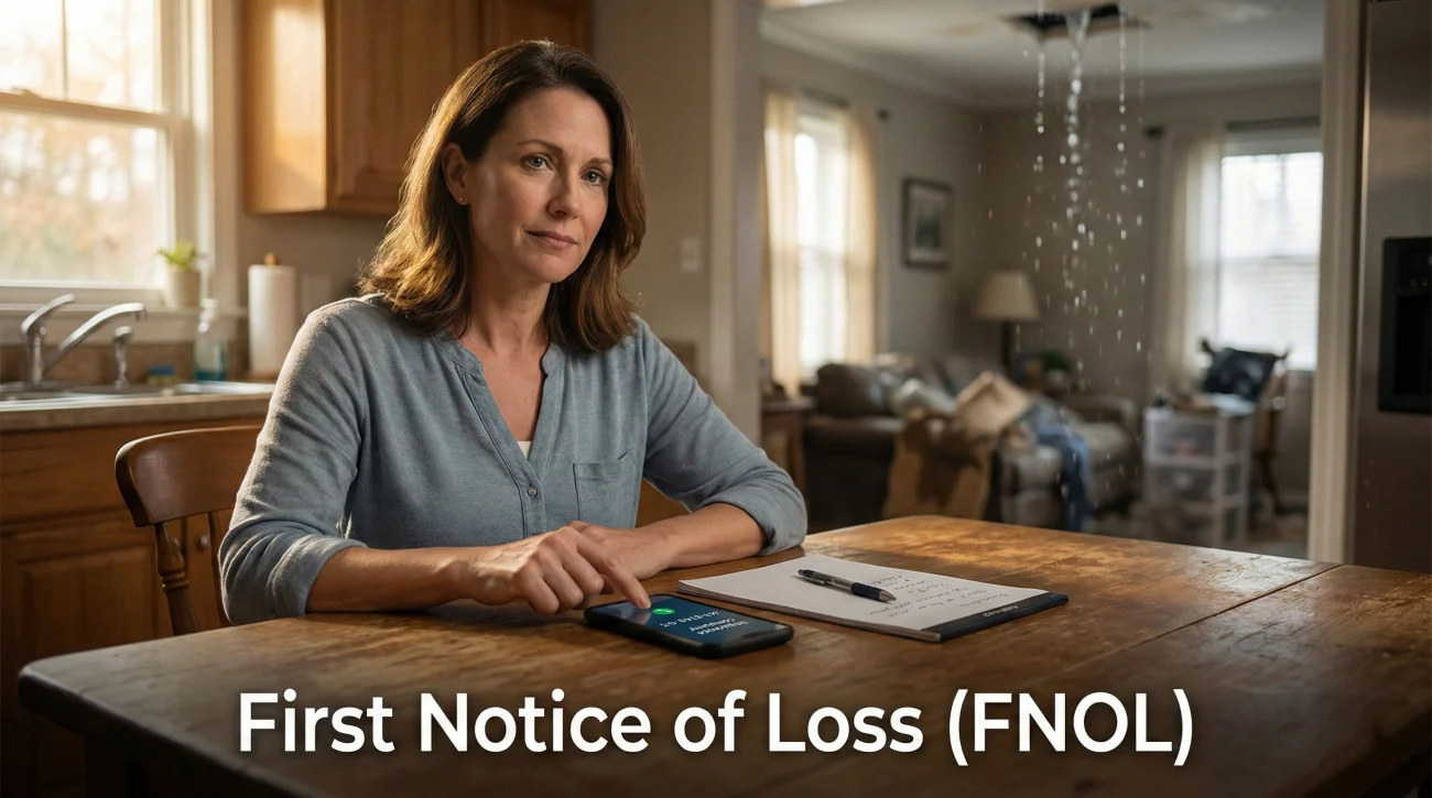 First Notice Of Loss Checklist