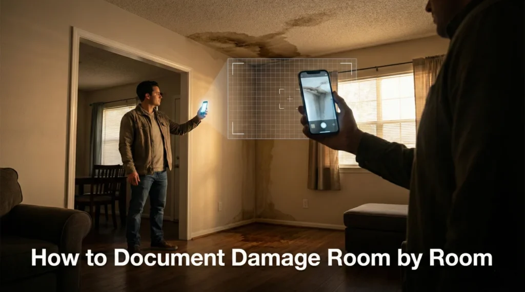 How To Document Damage Room By Room