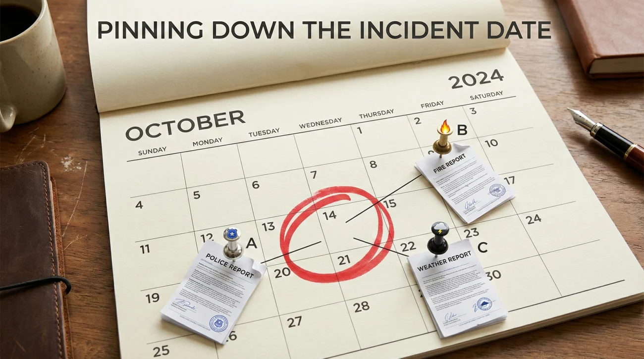 Documents Needed for a Homeowners Insurance Claim: A Practical Checklist 4 Incident Date Verification Timeline