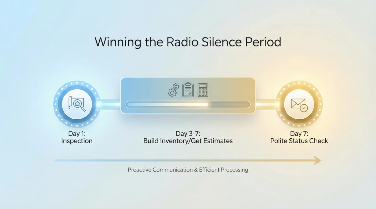 Insurance Claim Follow Up Timeline