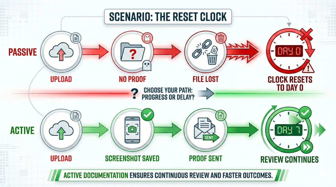 Insurance Claim Timeline Reset Scenario