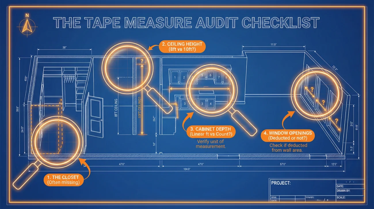 Tape Measure Audit Checklist For Claims