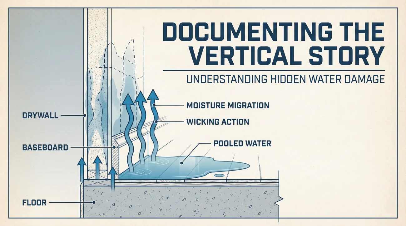Vertical Story Water Damage Diagram
