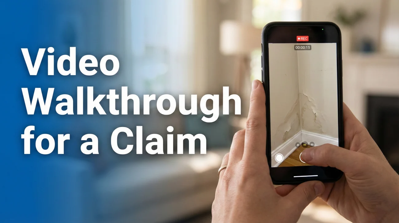 Video Walkthrough For Insurance Claim