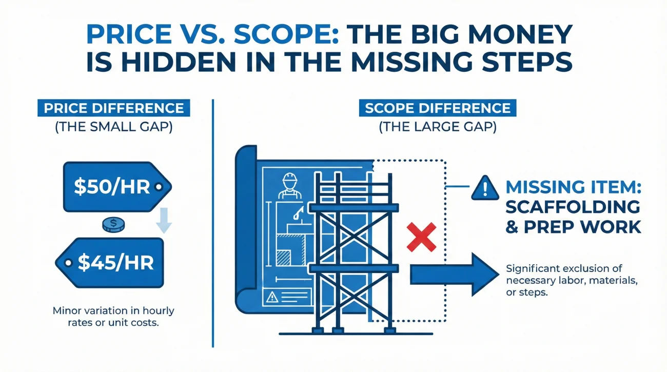Difference Between Price Disputes And Scope Gaps In Insurance