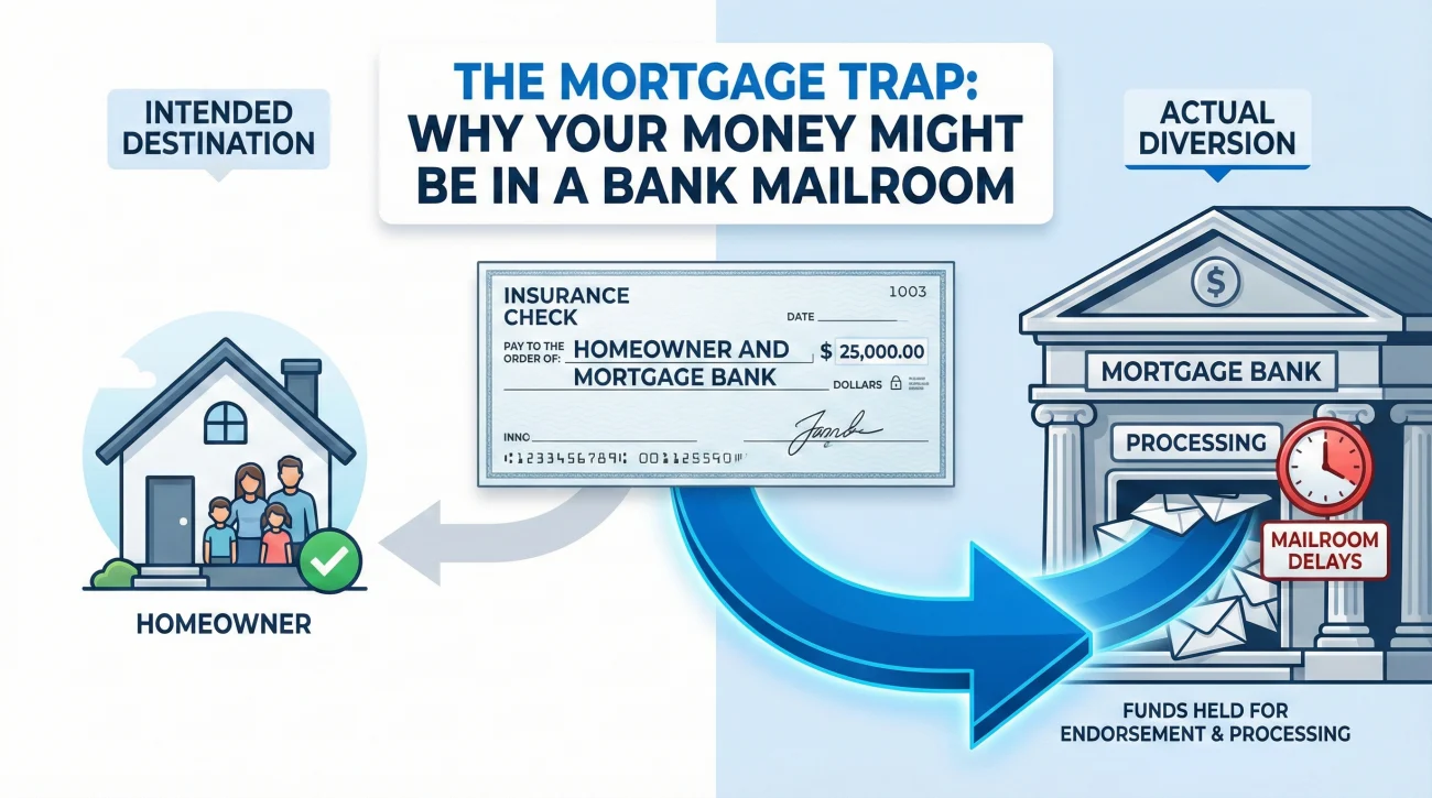 How Two Party Checks Are Diverted To Mortgage Companies