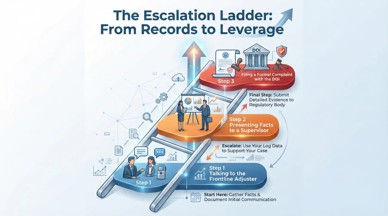 Three Steps To Using A Communication Log For Claim Escalation