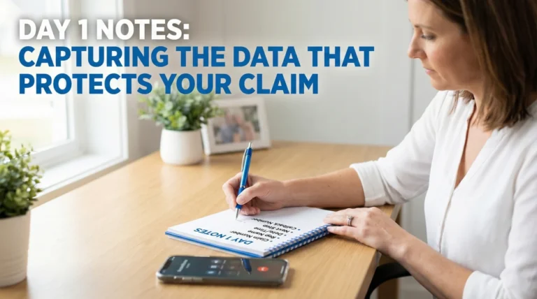 Insurance Claim Call Notes: What to Write Down on Day 1