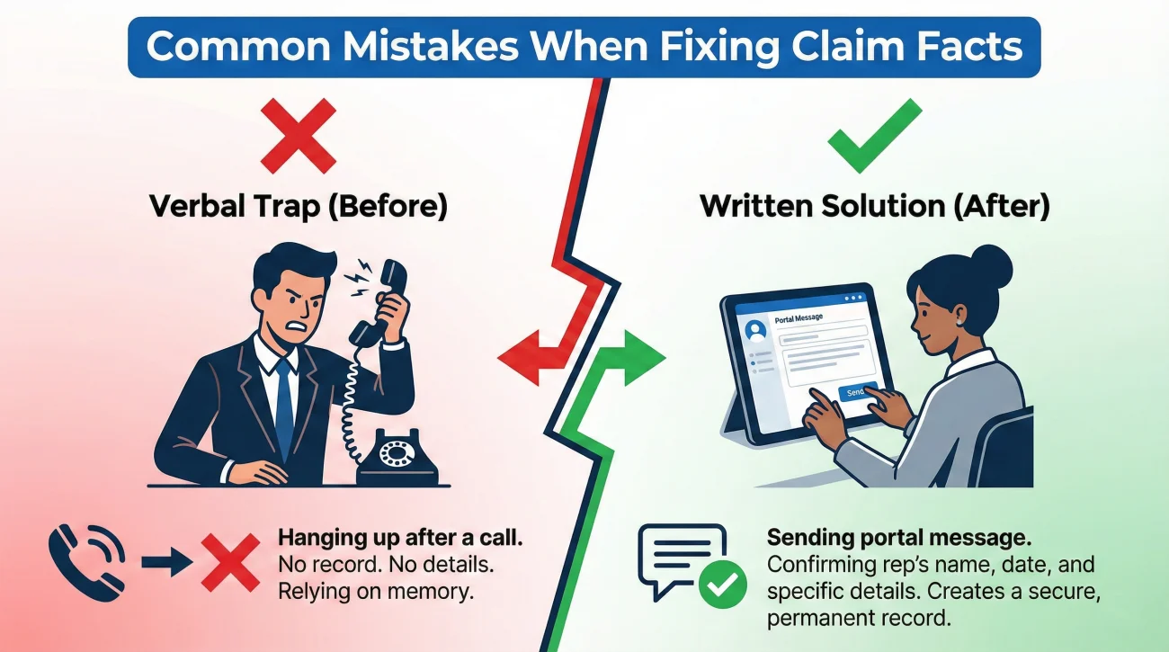 Common Mistakes To Avoid In Insurance Claim Corrections