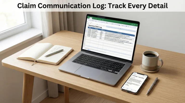 Claim Communication Log: How to Track Calls with Your Adjuster