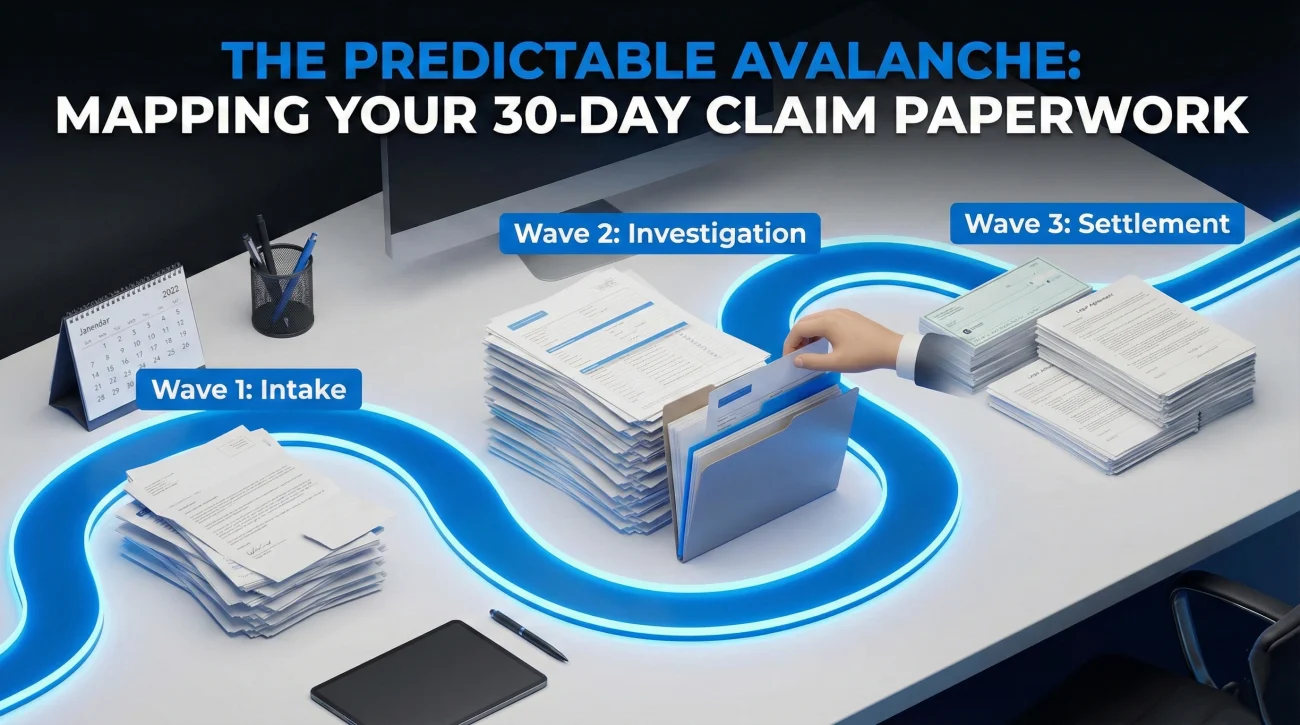 Insurance Claim Paperwork Timeline