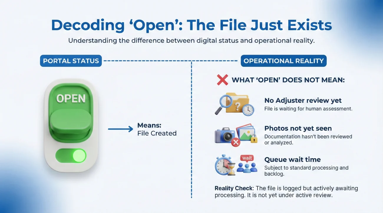 Meaning Of Open Active Status In Insurance Claim