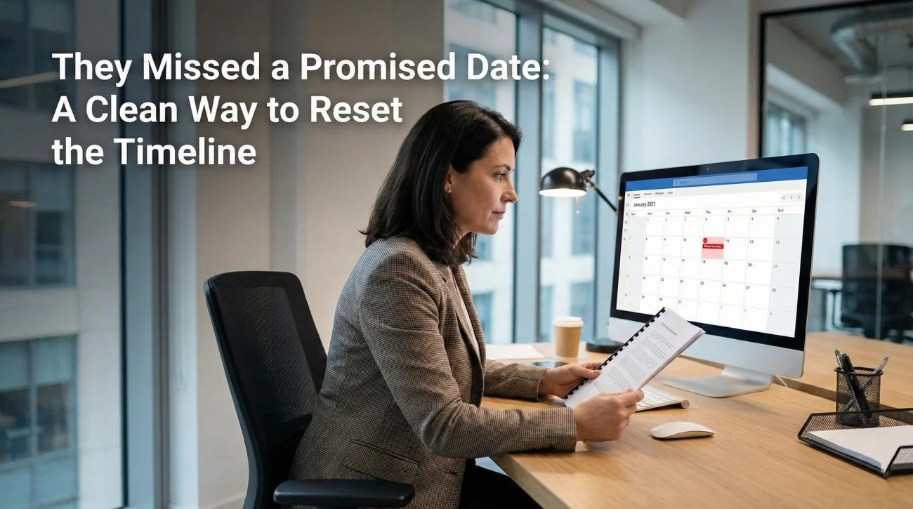 Missed Promised Date Insurance Claim