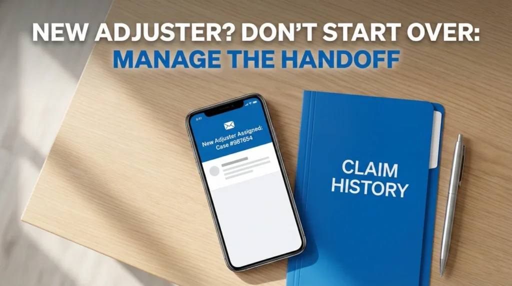 New Adjuster Assigned Claim