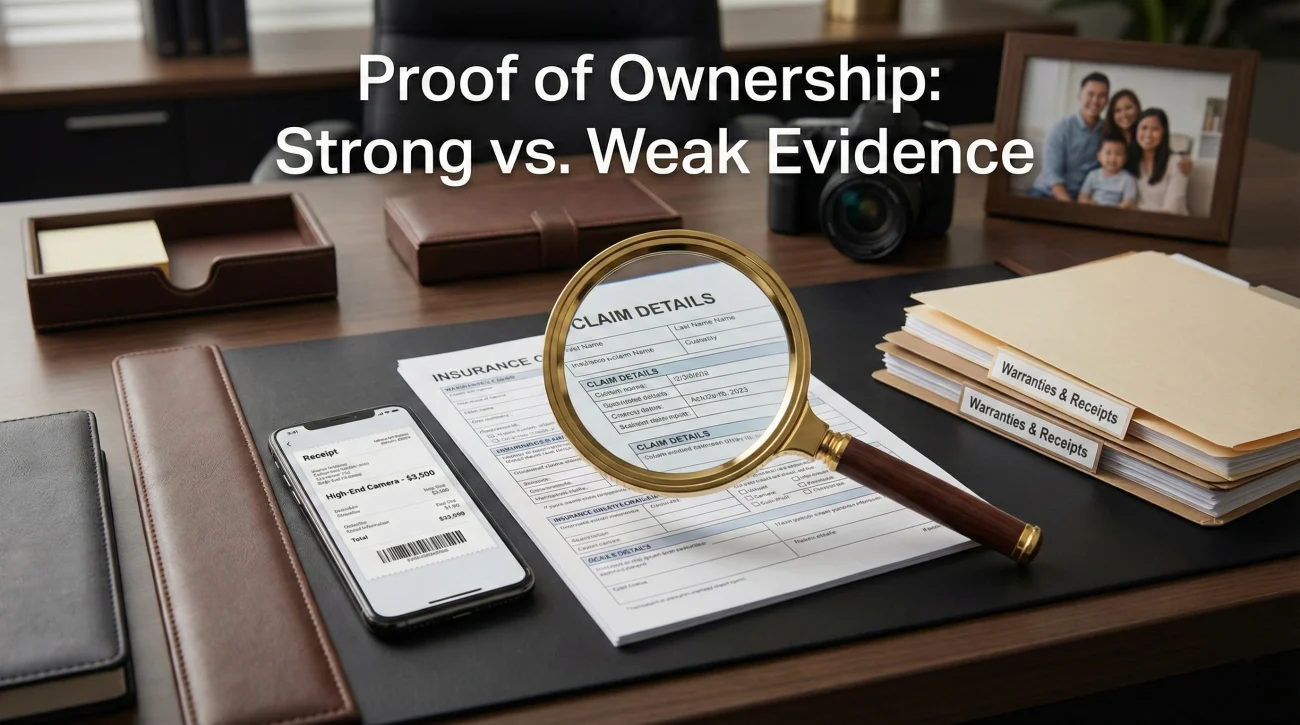 Proof Of Ownership Examples For Insurance Claim