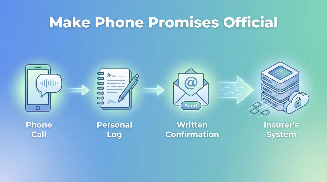 Converting Verbal Insurance Promises To Written Records