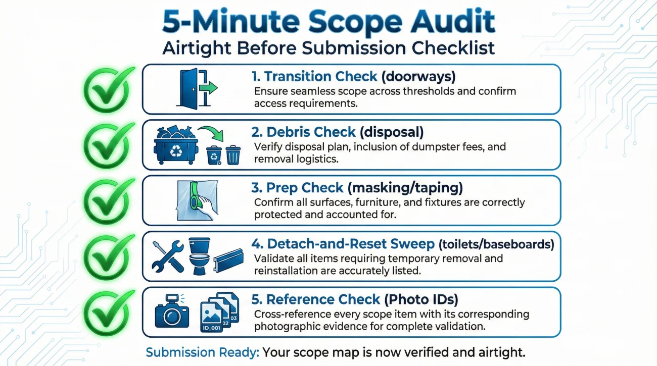 Five Point Scope Mapping Final Audit Checklist