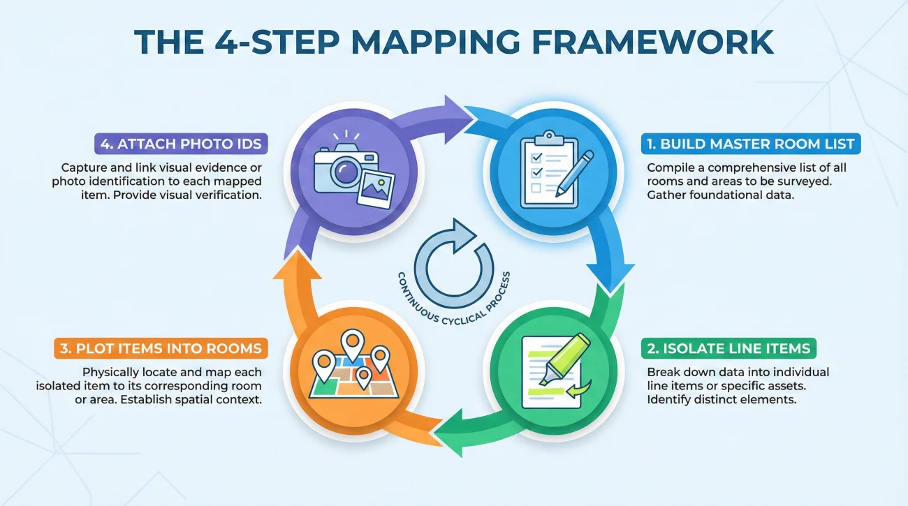 Four Step Process For Mapping Insurance Estimate Scope