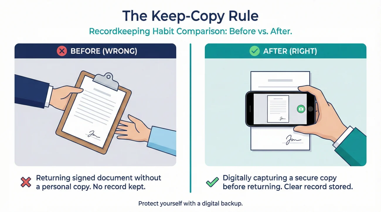 Step By Step Guide To Documenting Signed Forms