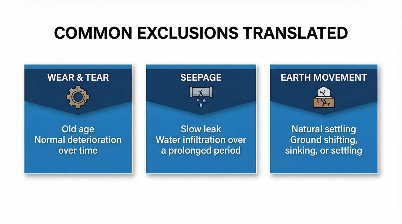 Common Insurance Claim Exclusions Translated