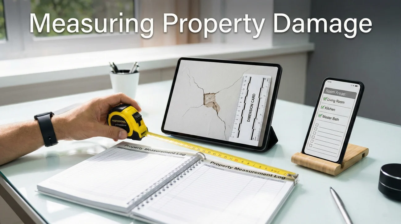 Damage Measurements For Insurance Claim