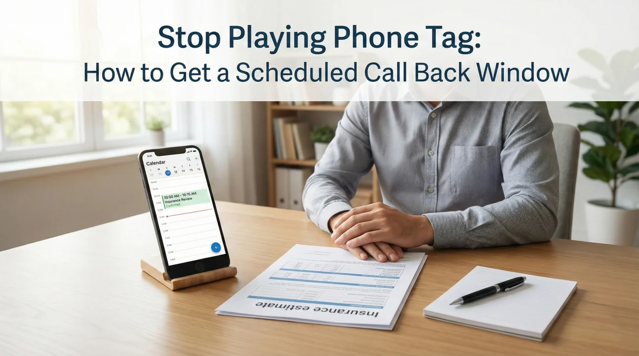 Get A Scheduled Callback Adjuster