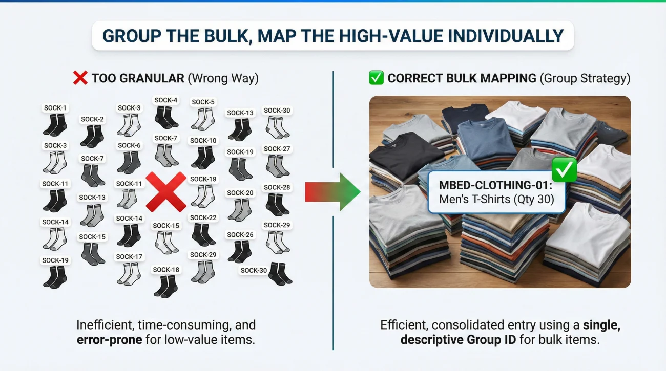Bulk Grouping Strategy For Low Value Items