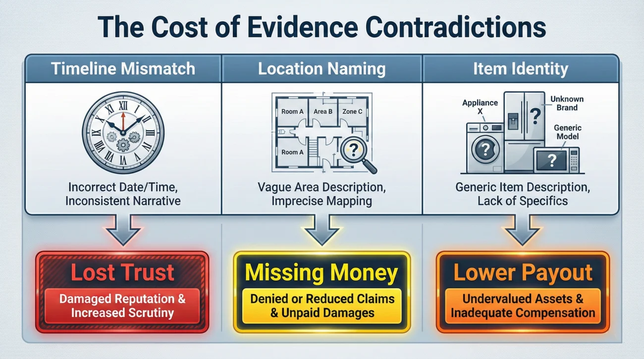 Claim Document Mismatch Impact Categories