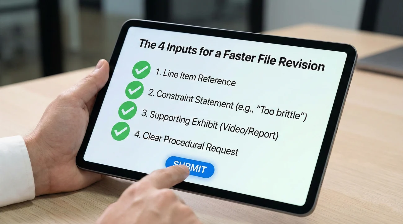 Elements Of A Professional Scope Revision Request