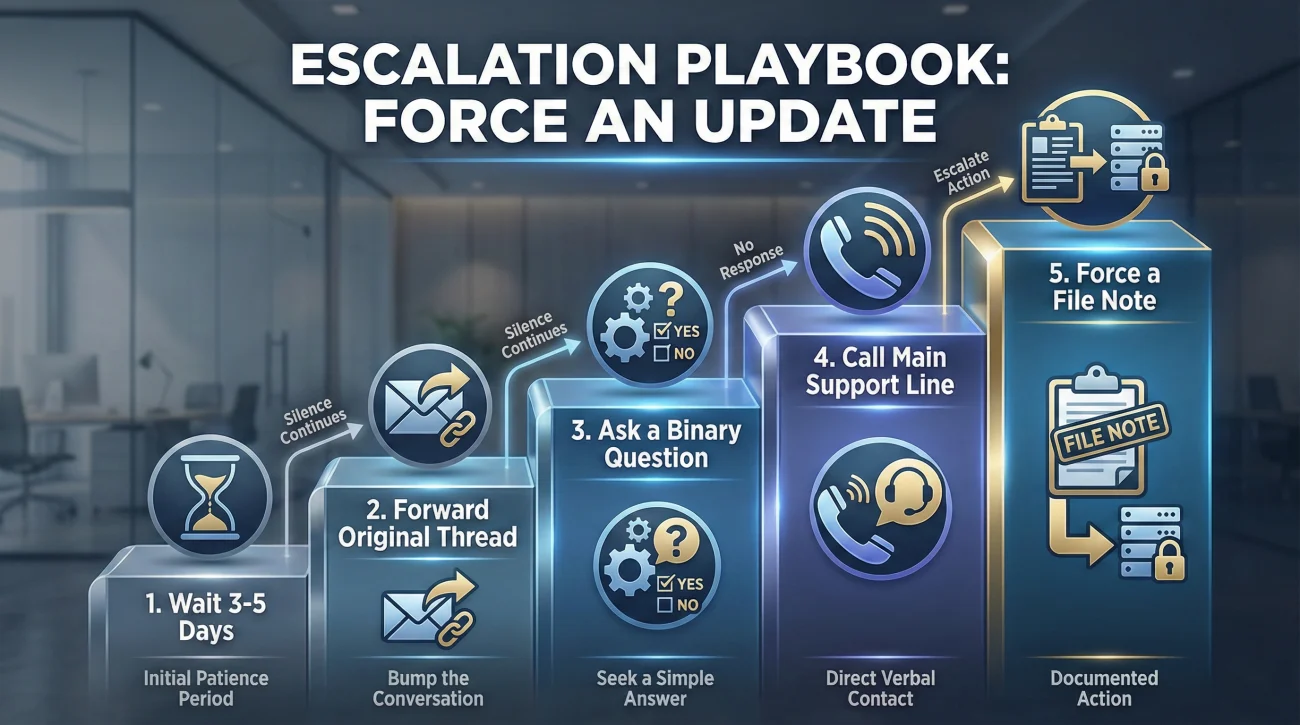 Escalation Playbook For Unresponsive Adjusters