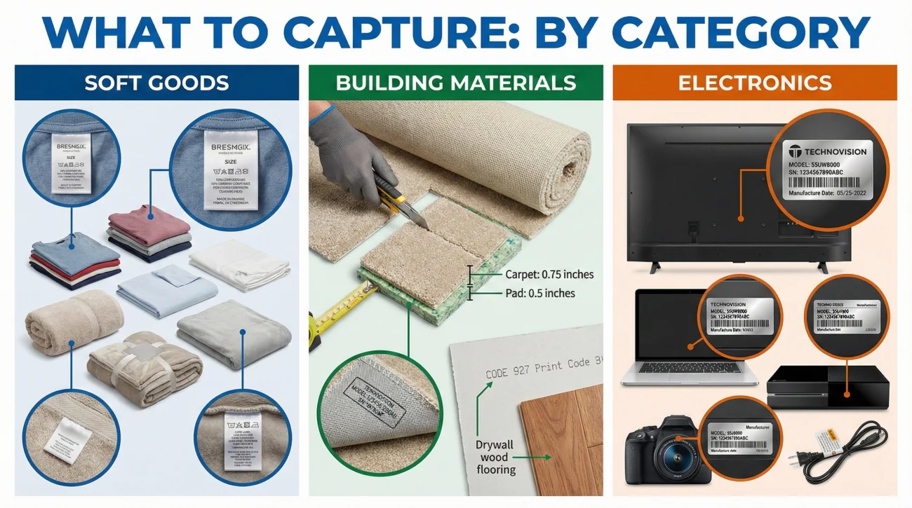 Essential Photo Evidence By Item Category