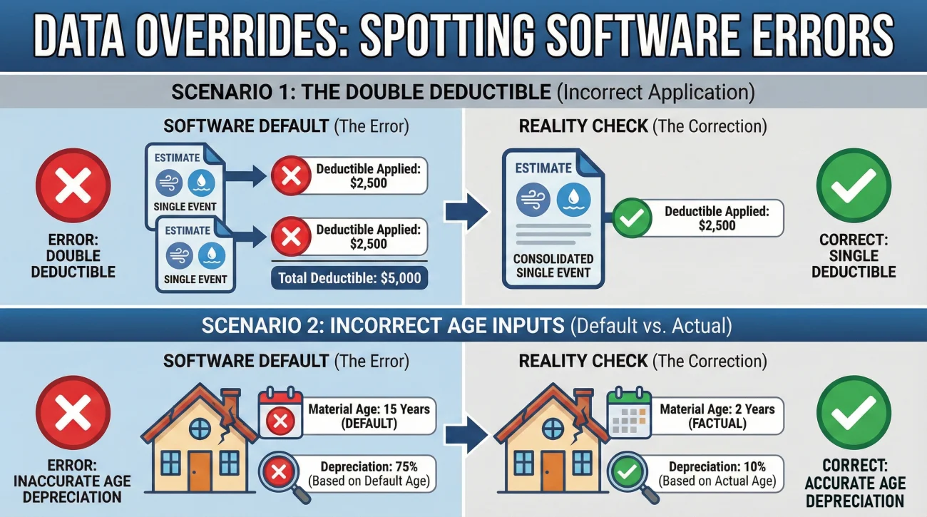 Examples Of Data Entry Errors In Insurance Estimates
