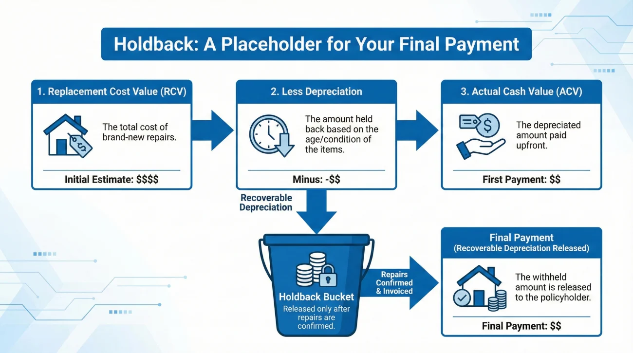 Explanation Of Recoverable Depreciation And Insurance Holdback