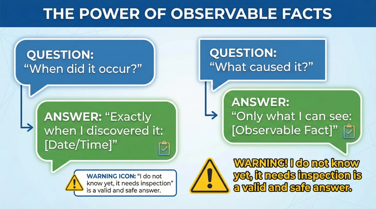 Factual Responses To Common Insurance Intake Questions