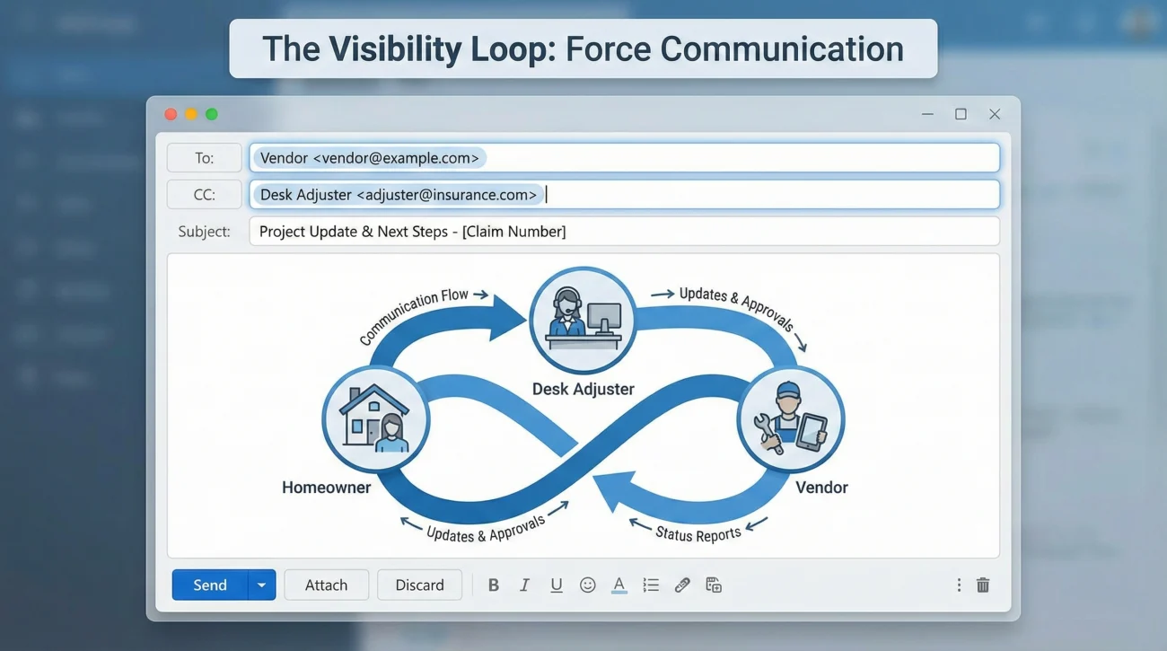 Insurance Claim Visibility Loop Email Strategy