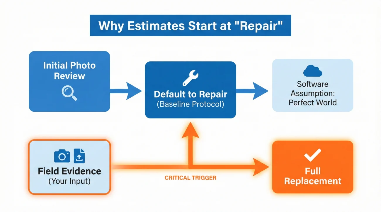 Insurance Desk Adjuster Estimate Protocol Flow