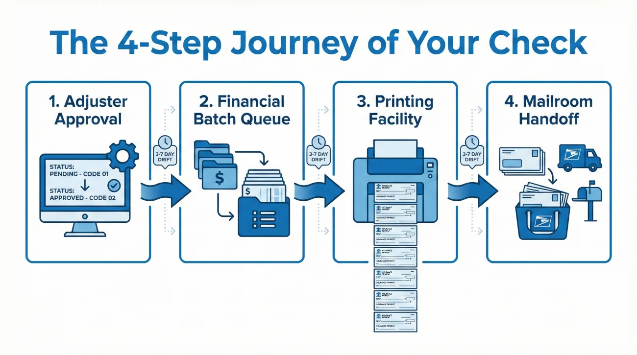 Operational Workflow From Payment Authorization To Mailing